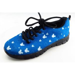 No Brand Size 8 M Blue Lace‎ Up Running Fabric Women Shoe